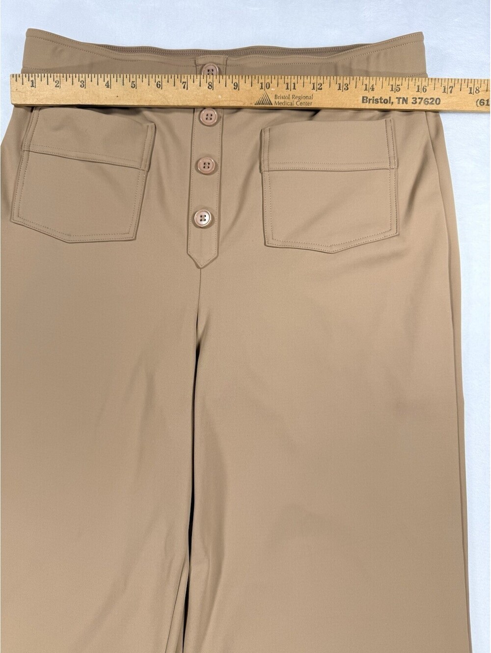Halara Brown Large DayStretch High Waisted Pockets Straight Leg Casual Pants - Picture 10 of 14